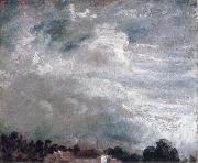 John Constable horizon of trees 27September 1821 oil on canvas